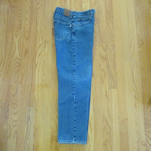 CANYON RIVER BLUES GIRL'S SIZ 16 R JEANS STONE WASHED TAPERED LEG MOM HIGH WAIST - Picture 5 of 12